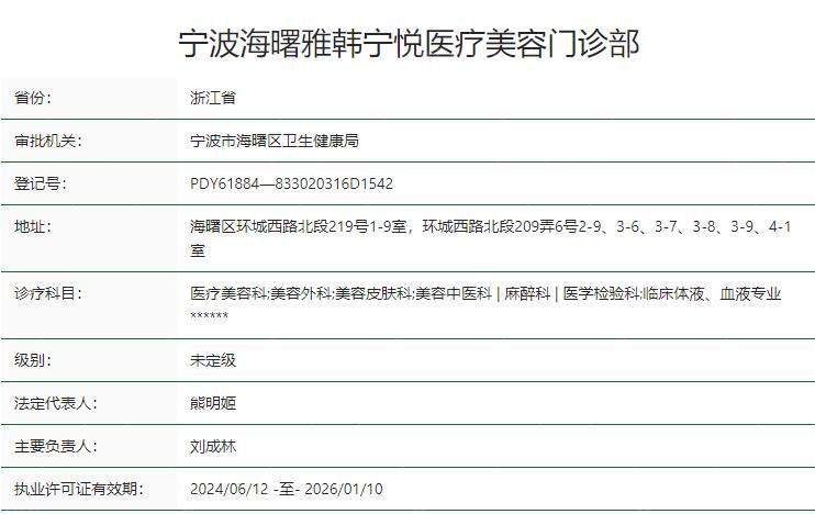 刘成林医生坐诊医院