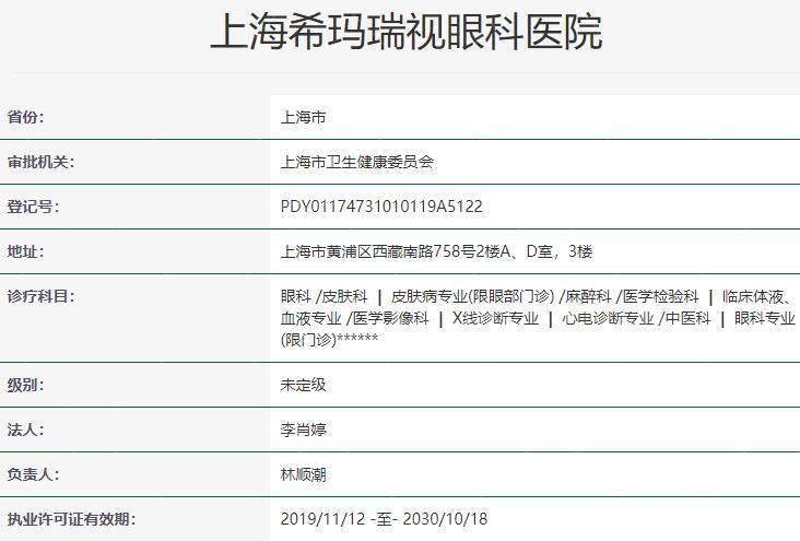 上海市倪颖勤手术价格 附上海五官科医院医生简介及预约方式详解