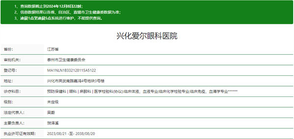 兴化爱尔眼科医院特色项目及技术优势